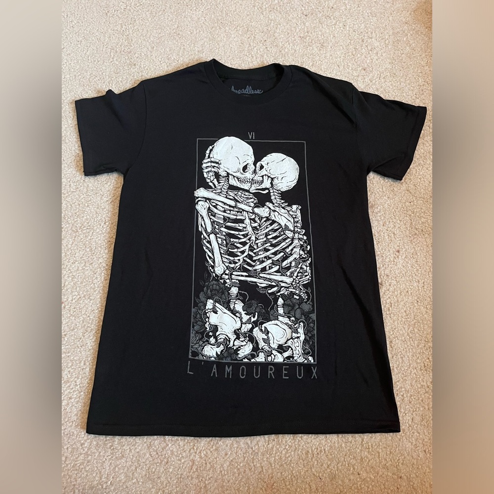 Small skeleton shirt from Spencer’s